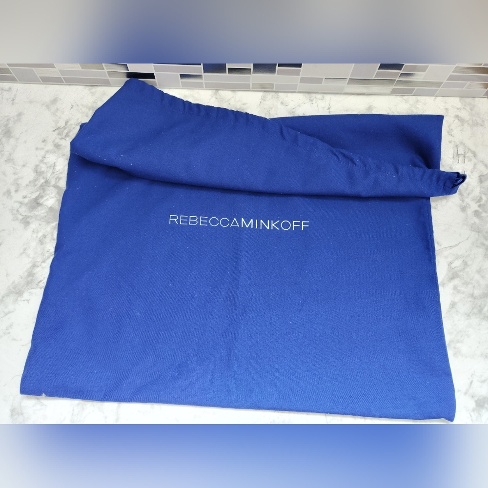 Rebecca Minkoff Large Blue Drawstring Dust Bag